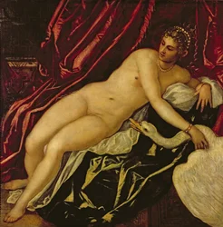 Leda en de zwaan, ca. 1545-47 (detail)
